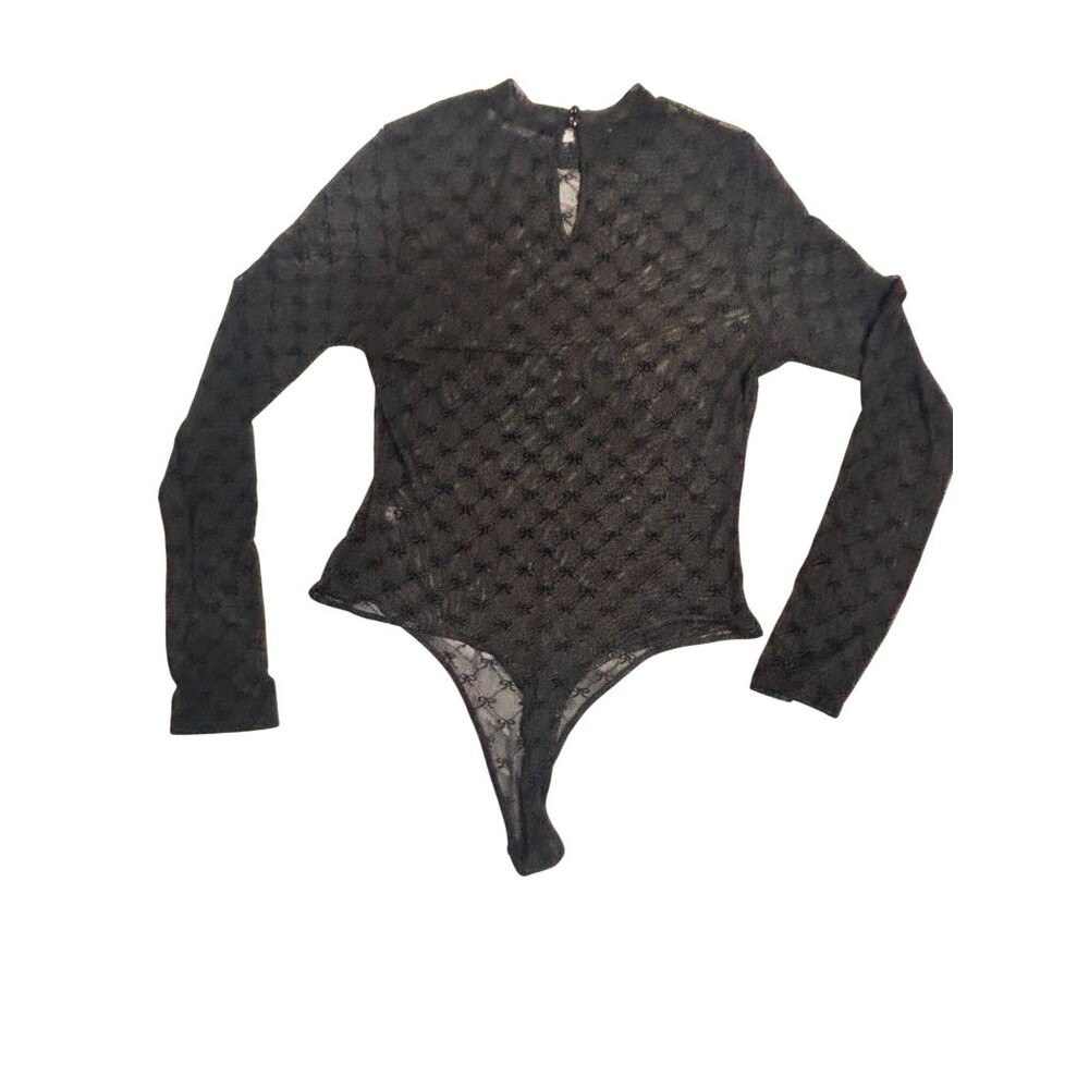 Anna Grace Whimsigoth Lace Bodysuit, Witch core, Long Sleeve